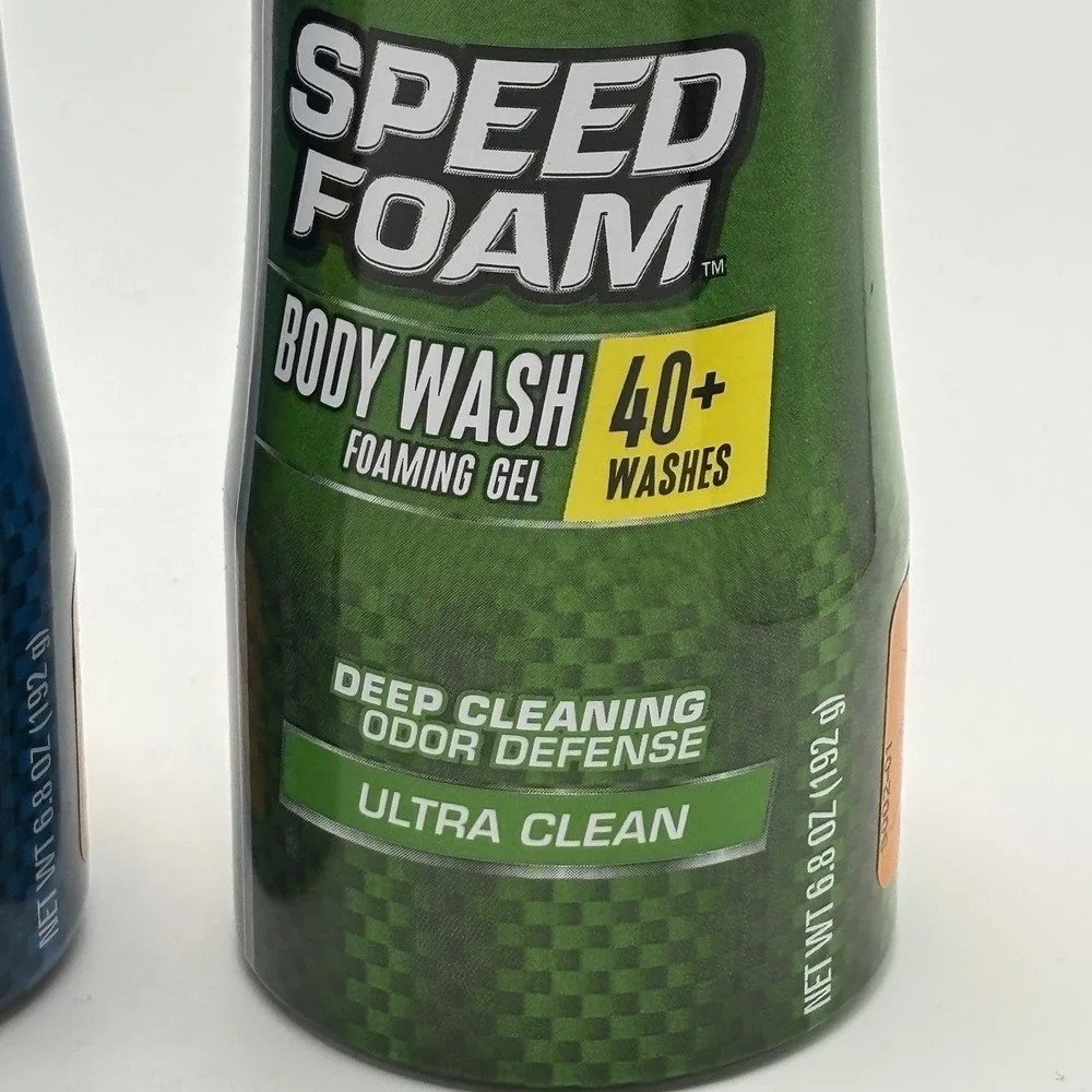 3X Dial  Speed‎ Foam Body Wash Deep Cleaning Odor Defense Foam gel 6.8 OZ Ea